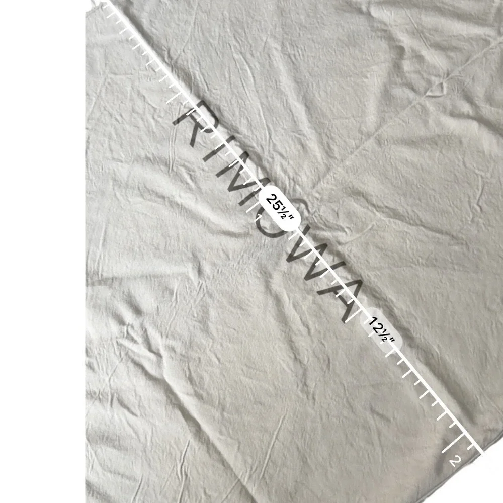 RIMOWA Dust Bag 31x25.5 White Drawstring Storage Cover Cotton